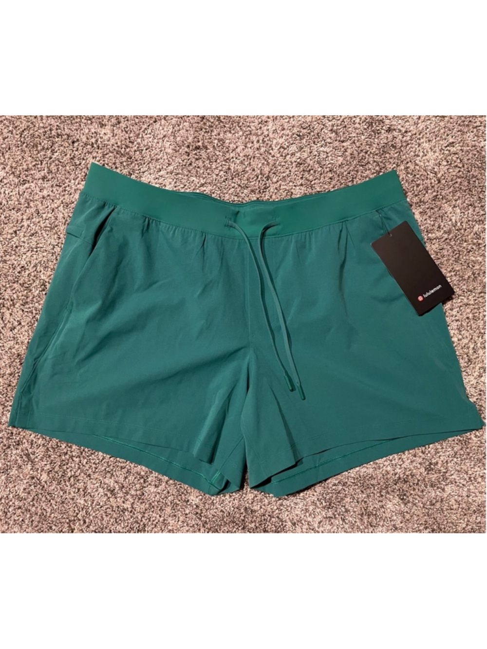 Lululemon Men's Zeroed In Liner-Less Shorts, Size XXL, Cascadia Green, NWT